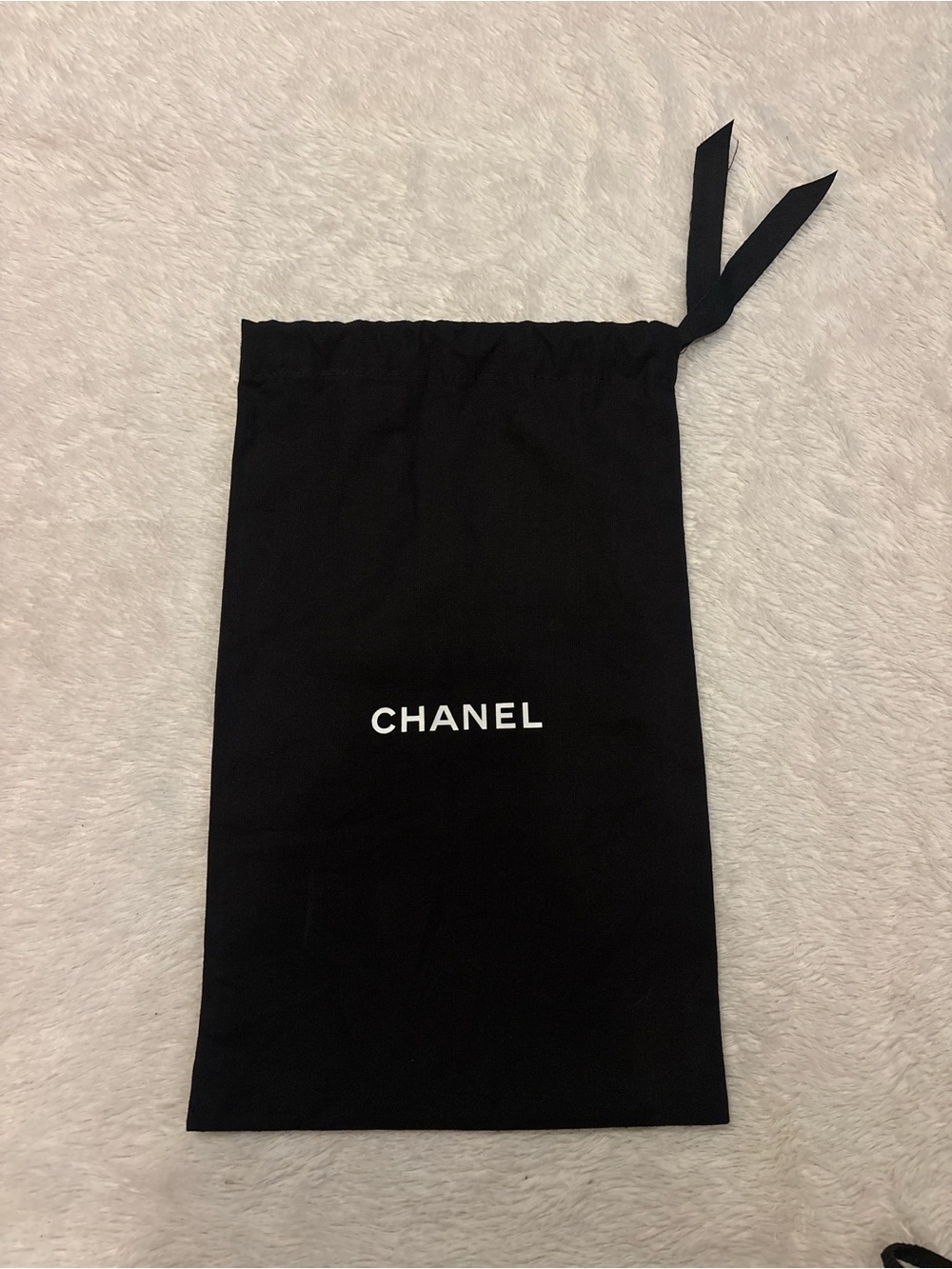 Chanel small black dust bag